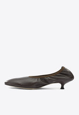 Leather Elasticated Pumps