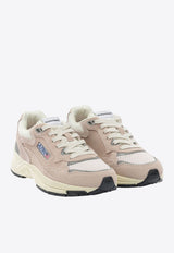 Autry Hyperway Suede and Mesh Low-Top Sneakers Pink HYLWUM17_f5d65ded-886c-49db-ae37-d16f253d33dd