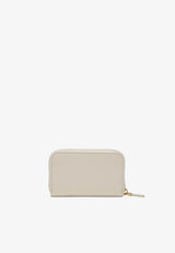 Leather Zip-Up Wallet