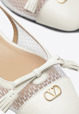 Logo-Plaque Ballet Flats