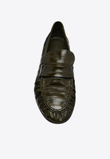 Eel Leather Loafers