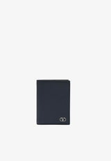 Logo-Labeled Leather Cardholder