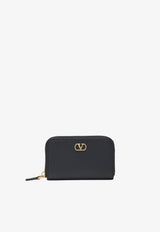 Leather Zip-Up Wallet