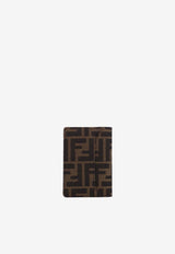 Fendi FF Jacquard Leather Wallet Brown 7M0349ALWKF0L3T_TBMR+NR+PALL_42823238