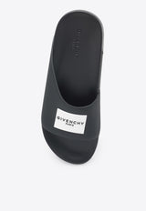 Logo Label Rubber Slides