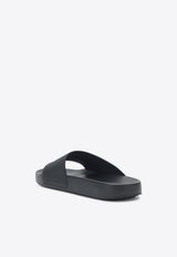 Logo Label Rubber Slides