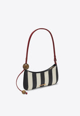 Le Bisou Perle Striped Shoulder Bag