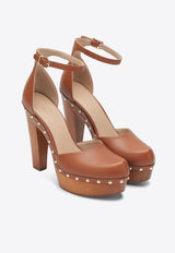 110 Studded Platform Pumps