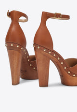 110 Studded Platform Pumps
