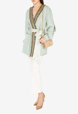 Embroidered Silk Jacket