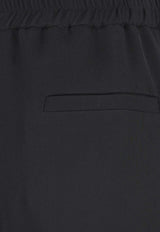 Straight-Leg Silk Pants