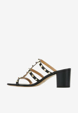 60 Rockstud Leather Sandals