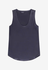 Brunello Cucinelli Silk Sleeveless Top Blue M0C59E0600C8901_Blue_40000234