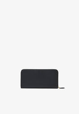 Prada Large Saffiano Leather Wallet Black 1ML506QWA/S_PRADA-F0002