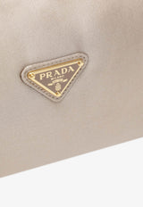 Logo-Plaque Zip-Up Bag