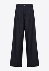 Penning Jeans with Logo-Patch