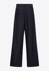 Penning Jeans with Logo-Patch