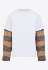 Heedar Layered-Sleeve Crewneck T-shirt
