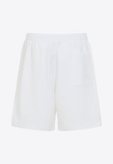 Bermuda Shorts with Embroidered-Logo