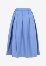 Flared Midi Skirt
