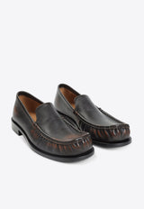 Buckled Leather Loafers
