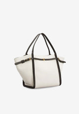 Tod's Medium Canvas Tote Bag White XBWTIMAT300U6J043X_White_44130427