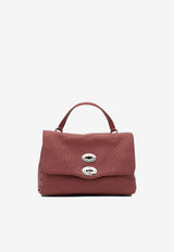 Zanellato Small Postina Casa Woven Leather Top Handle Bag Red POSTINA CASA VENISSA S0680102190000Z0994_9cea6d28-4f27-49f0-bd99-759dddf5515e