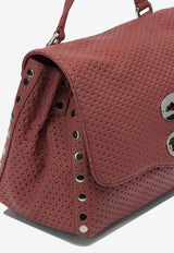 Zanellato Small Postina Casa Woven Leather Top Handle Bag Red POSTINA CASA VENISSA S0680102190000Z0994_9cea6d28-4f27-49f0-bd99-759dddf5515e