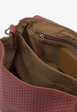 Zanellato Small Postina Casa Woven Leather Top Handle Bag Red POSTINA CASA VENISSA S0680102190000Z0994_9cea6d28-4f27-49f0-bd99-759dddf5515e