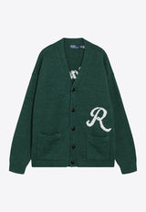Buttoned V-neck Cardigan