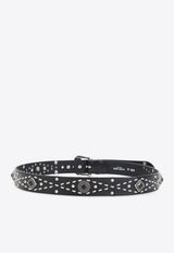 Studded Leather Belt
