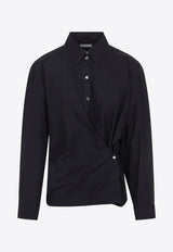 Twisted Buttoned Shirt