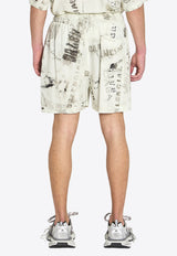 Logo-Printed Bermuda Shorts