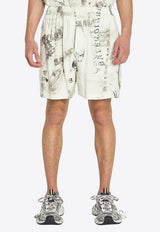 Logo-Printed Bermuda Shorts