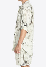 Printed Buttoned Shirt