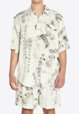 Printed Buttoned Shirt