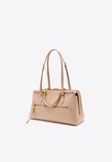 Vittoria Leather Top Handle Bag