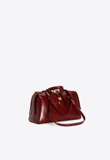 Vittoria Leather Top Handle Bag