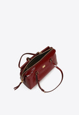 Vittoria Leather Top Handle Bag