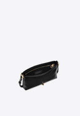Lock Leather Shoulder Bag