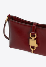Lock Leather Shoulder Bag
