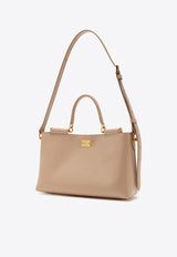 Vittoria Leather Top Handle Bag