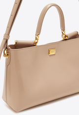 Vittoria Leather Top Handle Bag