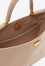 Vittoria Leather Top Handle Bag