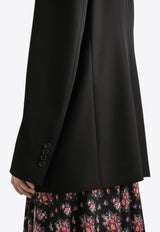 Single-Breasted Wool Blazer