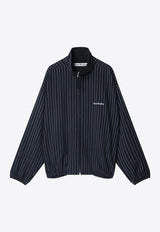 Striped Zip-Up Jacket
