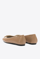 Perforated Ballet Flats