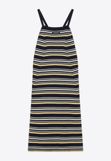 Miu Miu Striped Midi Dress Multicolor MMA927OOO185J/S_MIU-F0008