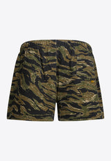 Printed Elasticated Shorts
