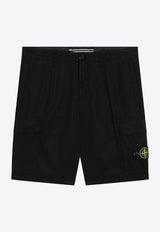 Logo-Patched Cargo Short
